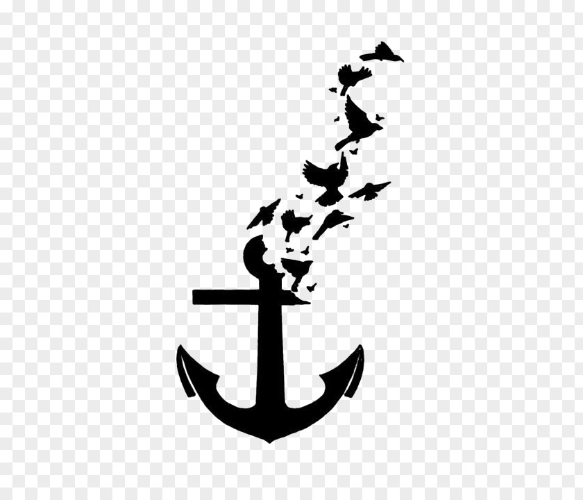 Flynn Bird Flight Tattoo Anchor PNG