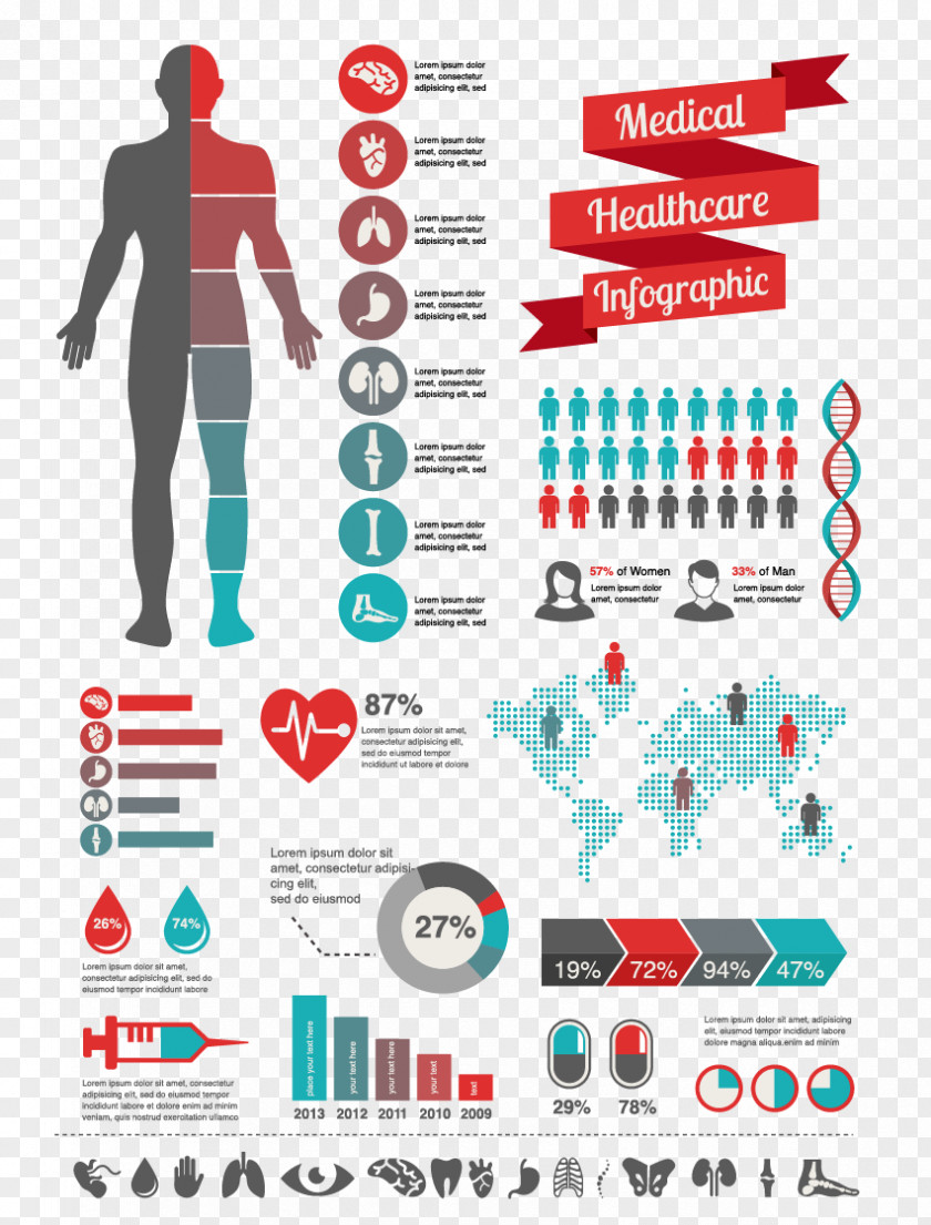 Information Relating To Medical Data Map Infographic Health Care Medicine Clip Art PNG
