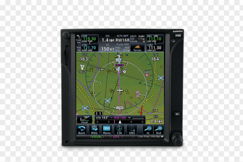 Aircraft Visual Approach Garmin G1000 Ltd. Automatic Dependent Surveillance – Broadcast PNG