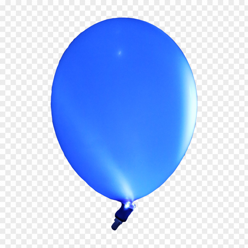 BALLOM Electric Blue Cobalt Hot Air Balloon PNG