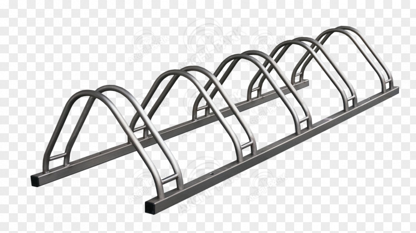 Bicycle Parking Rack Tires Steel PNG