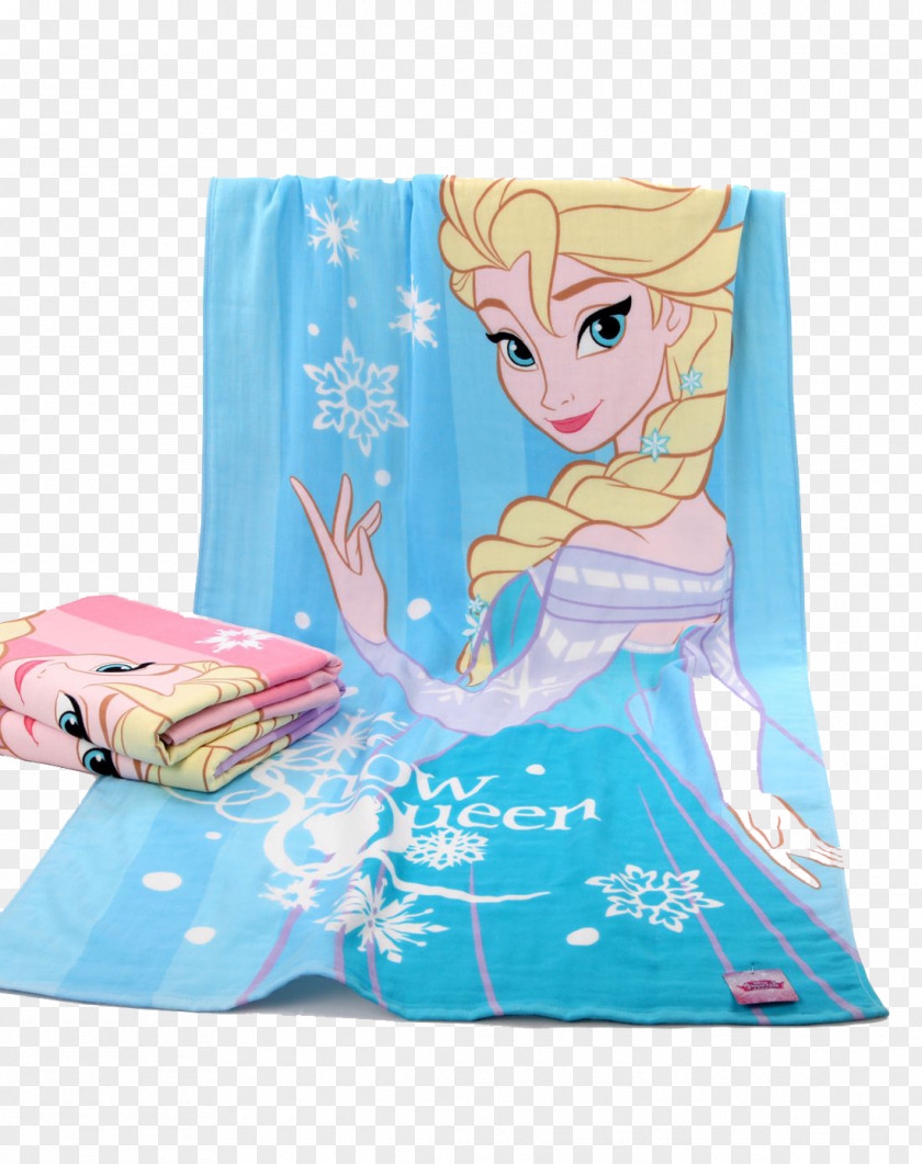 Disney Princess Frozen Queen Gauze Towel Elsa The Snow Anna Walt Company PNG