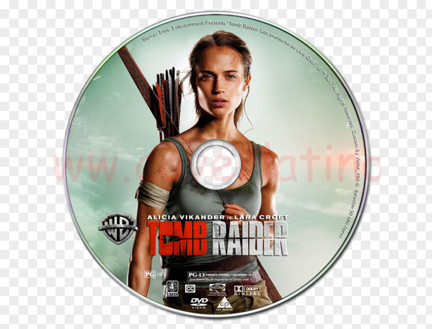 Dvd Covers Tomb Raider Alicia Vikander Lara Croft Film Poster PNG