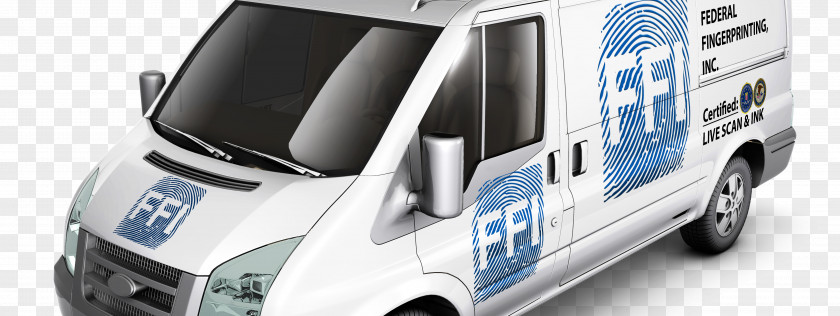 Fingerprint Scanning Car Van Vehicle Wrap Advertising Federal Fingerprinting (Inside Of Mailbox & Postal) PNG