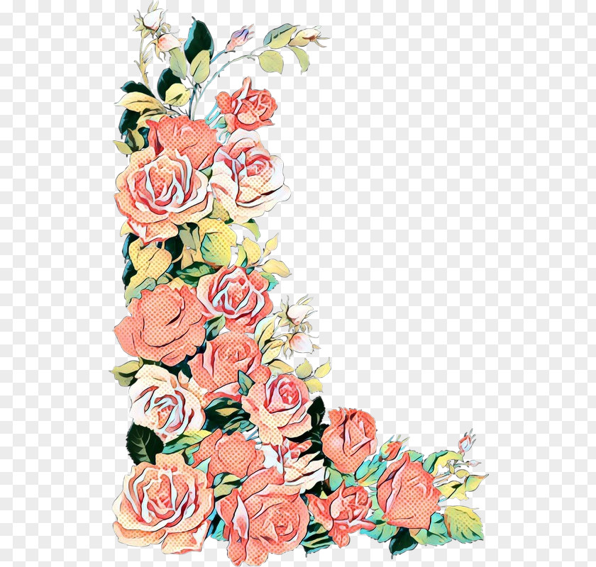 Flowering Plant Rose Order Pink Flower Cartoon PNG