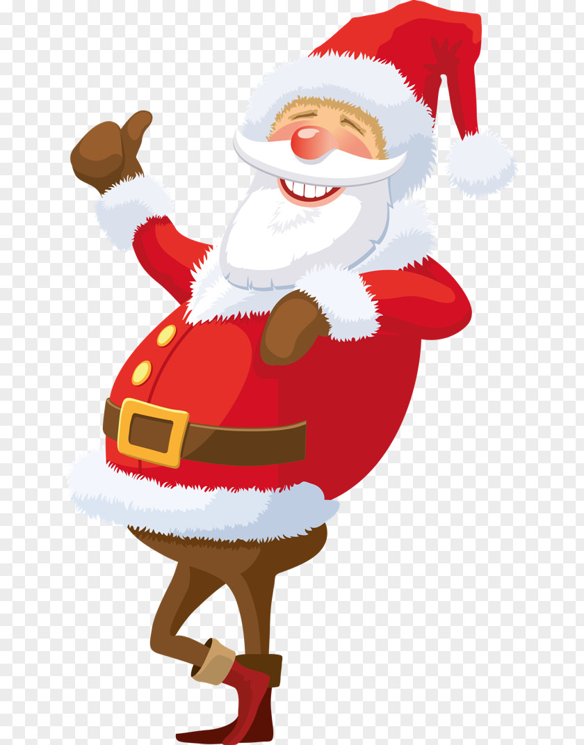 Santa Claus Christmas Card Greeting & Note Cards PNG