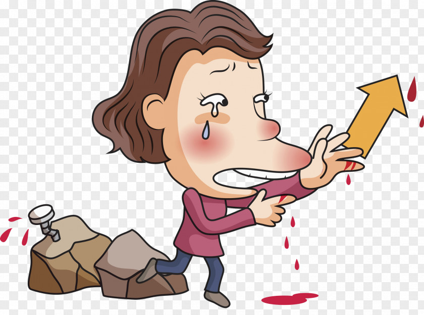 Wounded Woman Clip Art PNG
