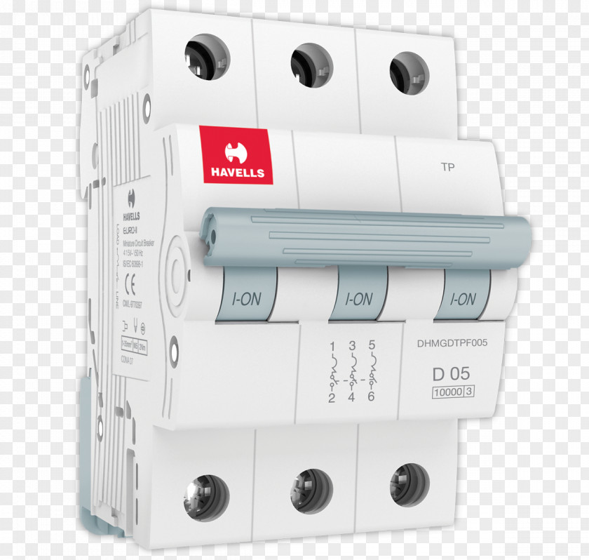 Earth Leakage Circuit Breaker Havells Electrical Switches Distribution Board PNG