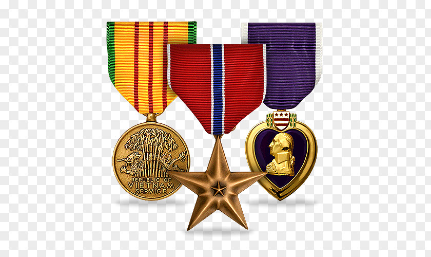Medal Gold Purple Heart PNG