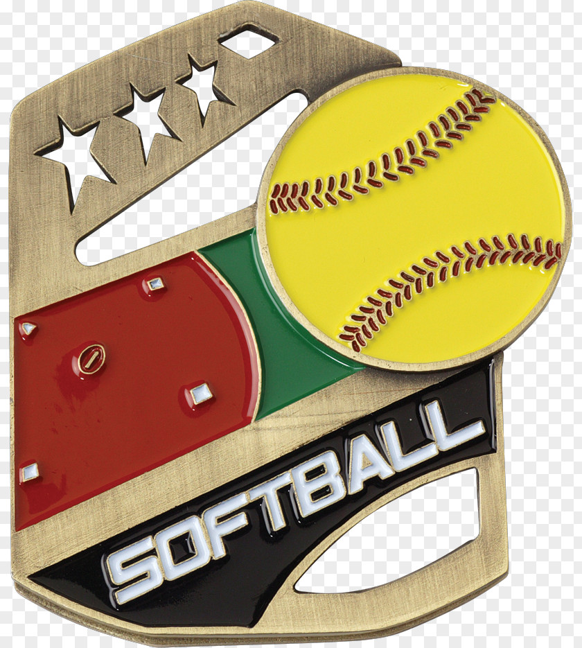 Multicolored Ribbons Medal Trophy Baseball Award Metal PNG