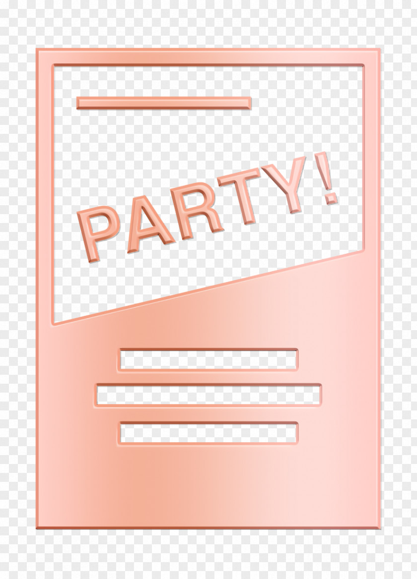 Stationery Icon Party Flyer PNG