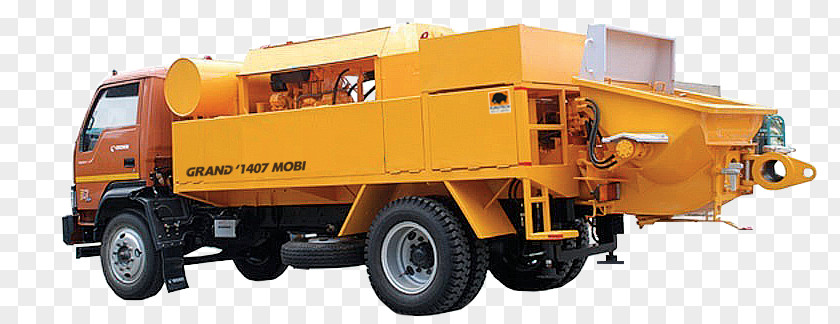 Truck Concrete Pump Elektrostal Heavy Machinery Commercial Vehicle PNG