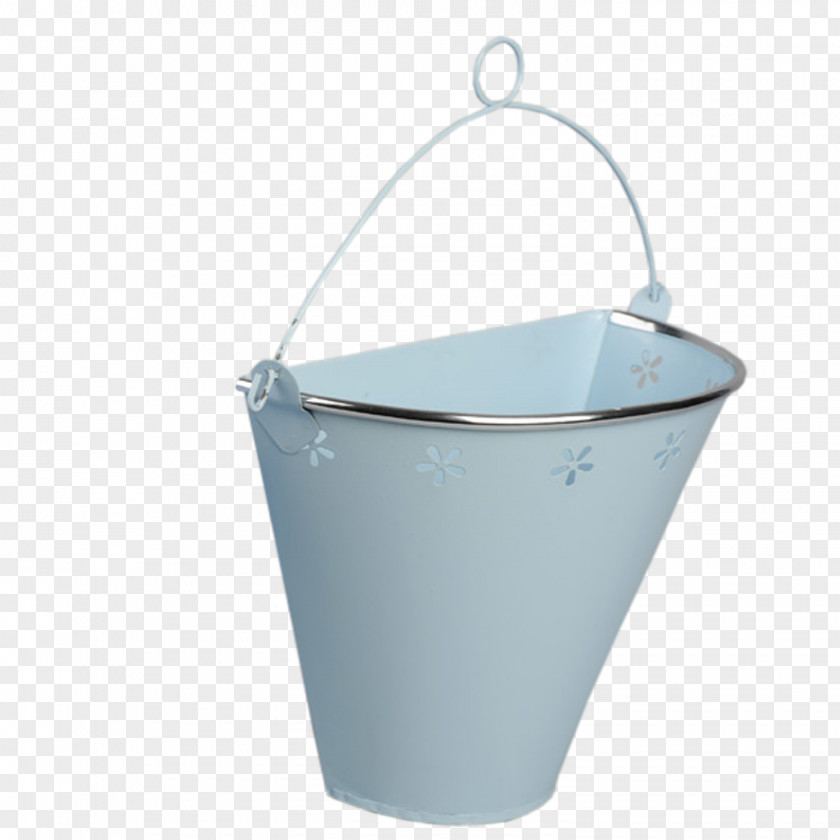 Creative Blue Bucket Container PNG