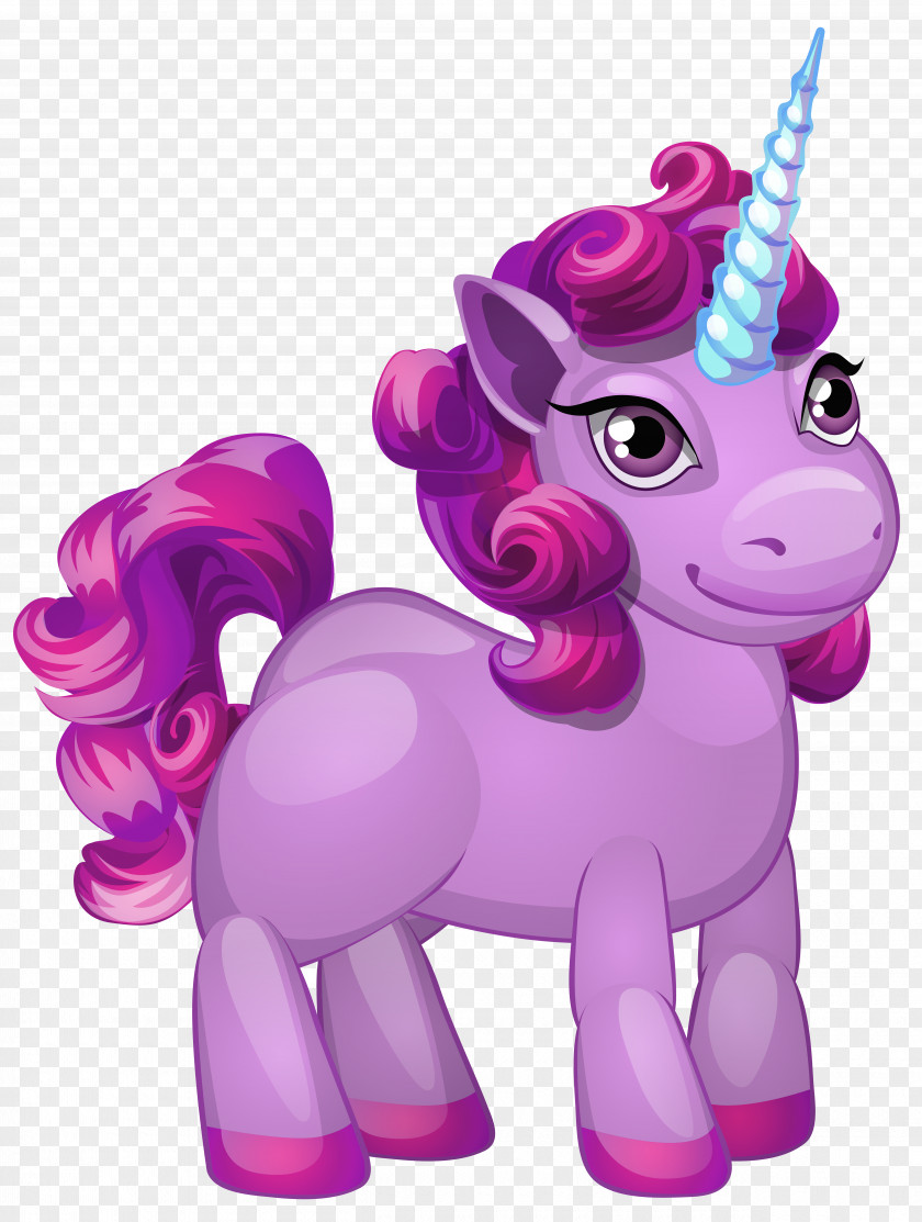 Cute Purple Pony Clip Art Image Unicorn Pegasus PNG