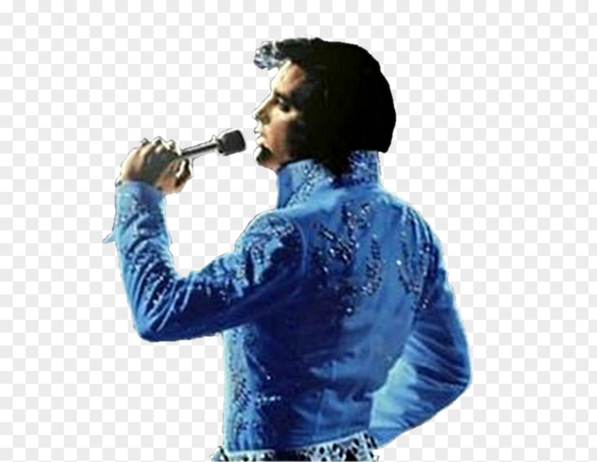 Elvis Presley Concert Film The Sweet Inspirations Blue PNG