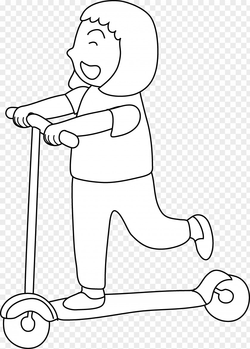 Kick Scooter Coloring Book Motorcycle Clip Art PNG