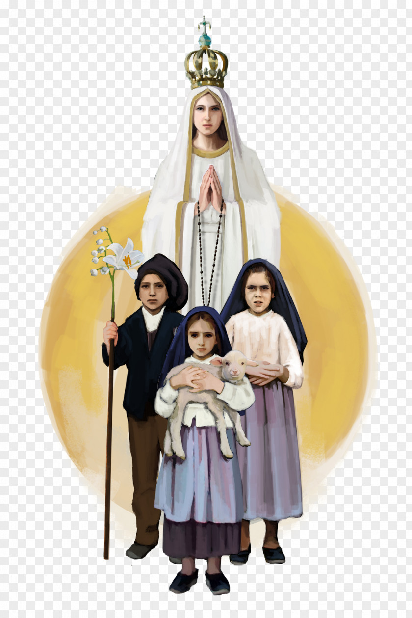 Nossa Senhora De Fatima Religion Costume Outerwear PNG