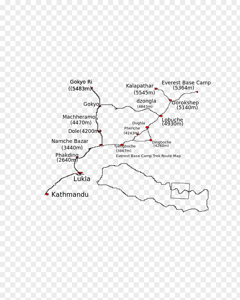 Route Map Line Angle Diagram PNG