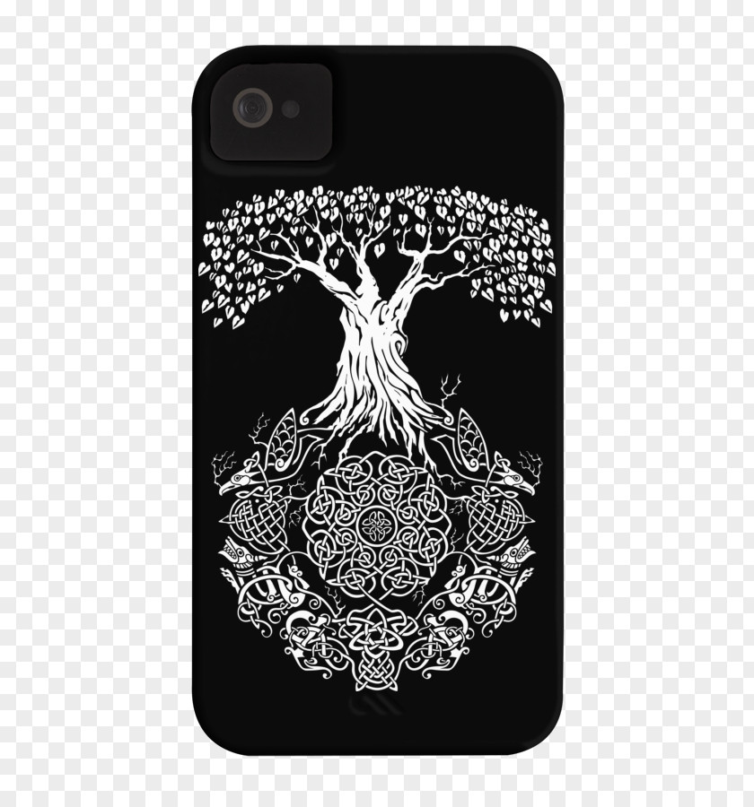 T-shirt Odin Yggdrasil Tree Of Life World PNG