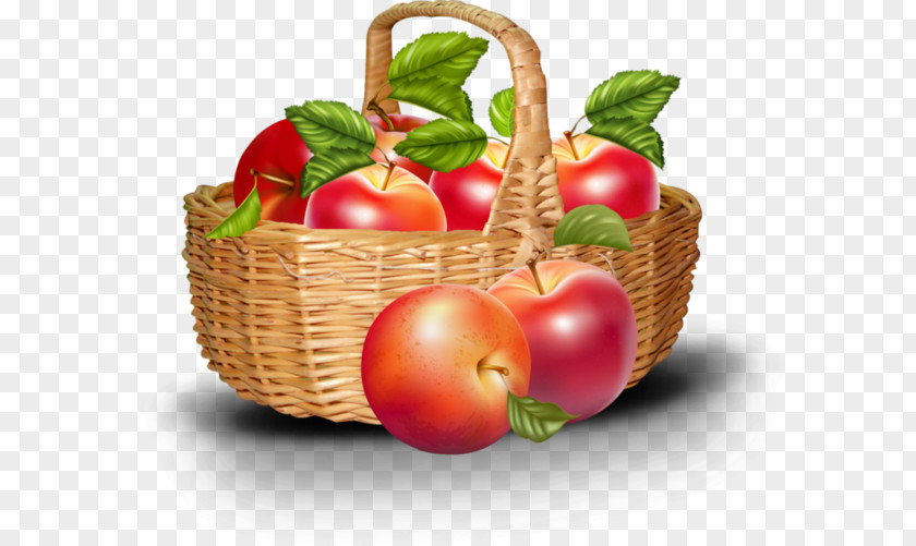 A Basket Of Apples Fruits Et Lxe9gumes Apple Clip Art PNG