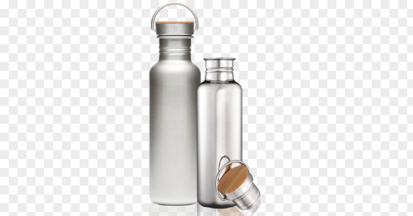 Bottle Water Bottles Canteen Stainless Steel Metal PNG