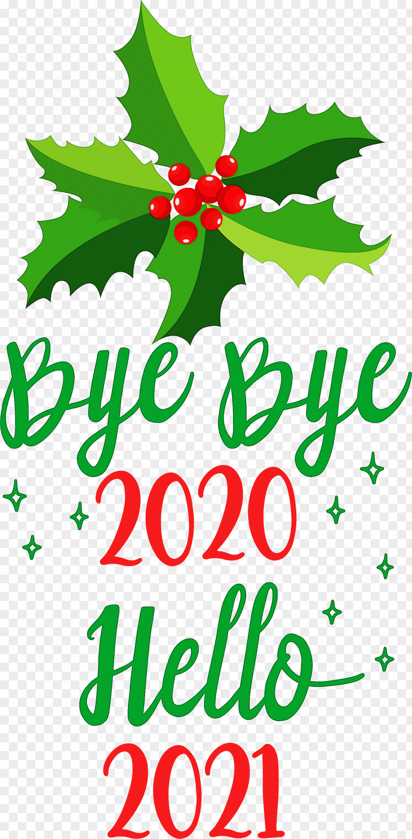 Hello 2021 Year Bye 2020 PNG