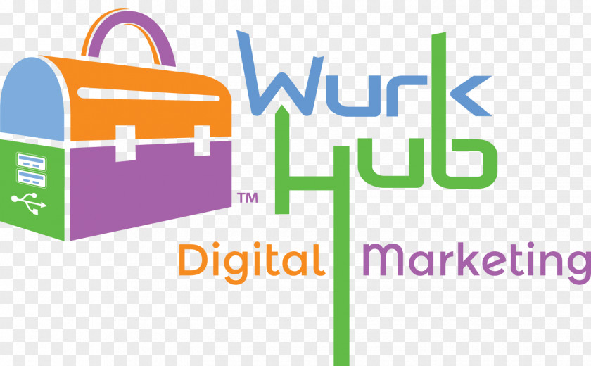 Marketing WurkHub Digital Brand Logo PNG