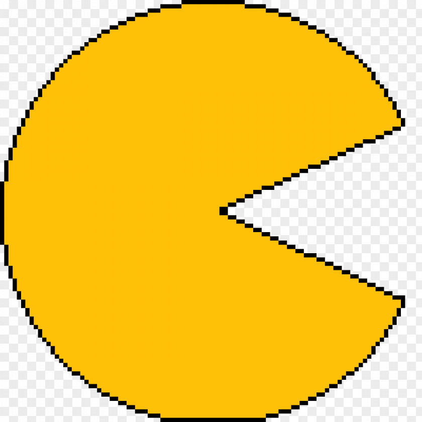 Pac Man Minecraft Circle Pixel Art PNG