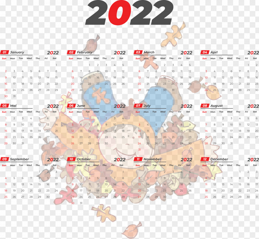 Printable 2022 Calendar 2022 Calendar Printable PNG