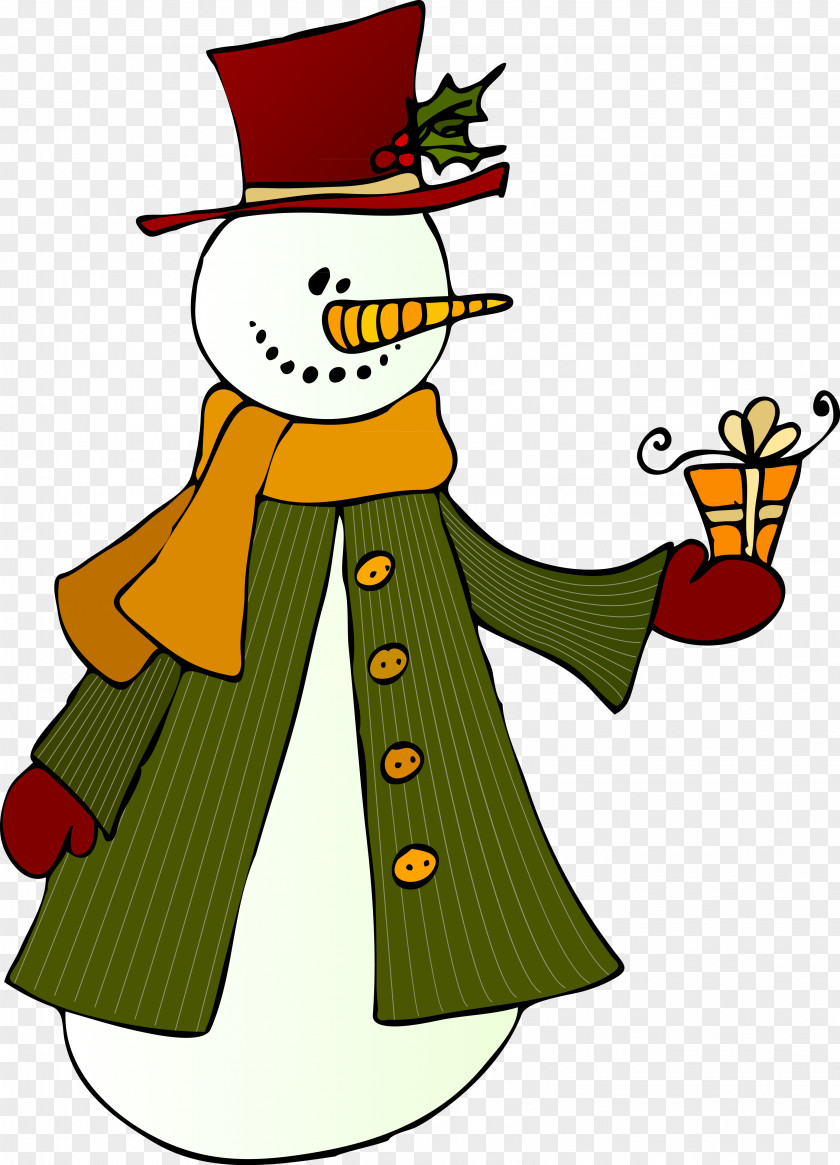 Snowman Christmas Tree PNG