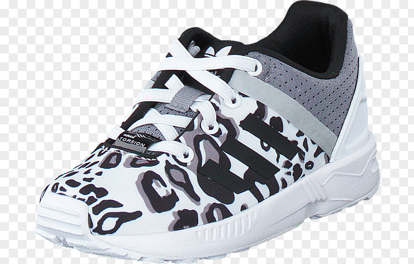 Adidas Sports Shoes White Mens Originals ZX Flux Split Black Trainers PNG