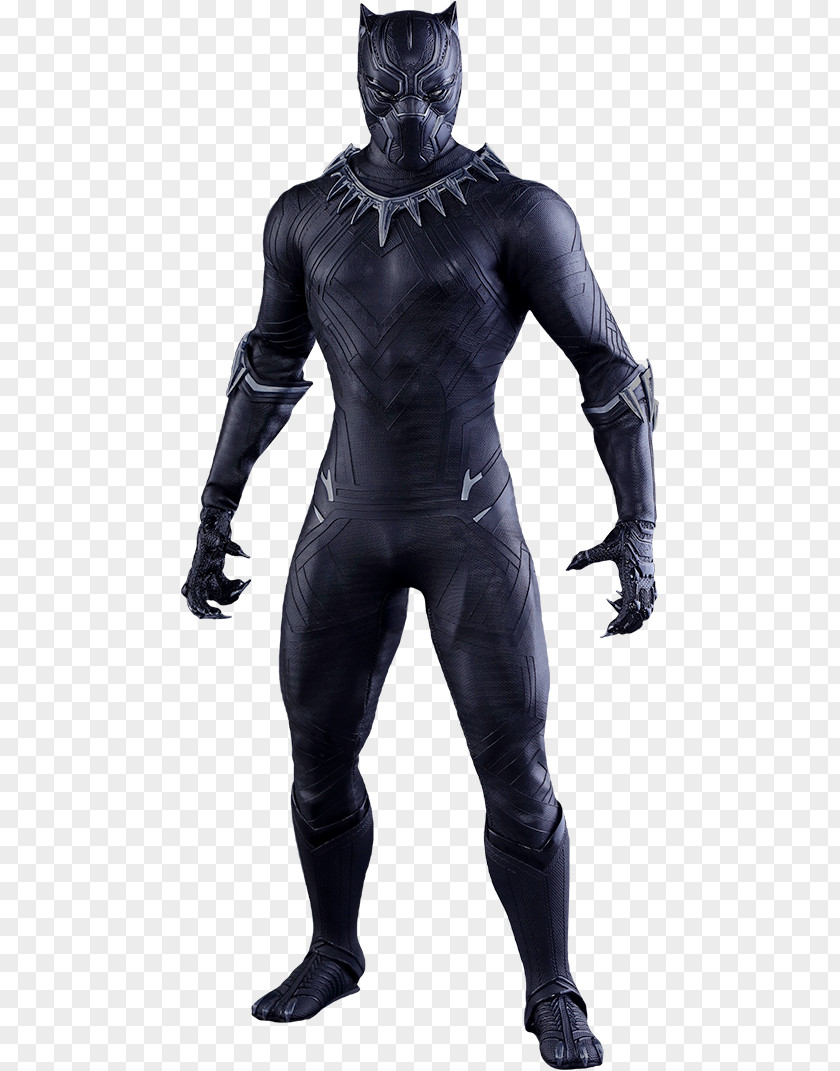 Black Panther T-shirt T'Chaka Cosplay Costume PNG