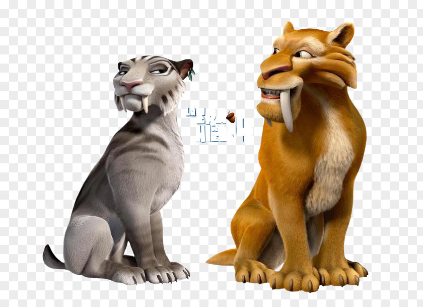 Ice Age Scrat Sid Captain Gutt Saber-toothed Tiger PNG