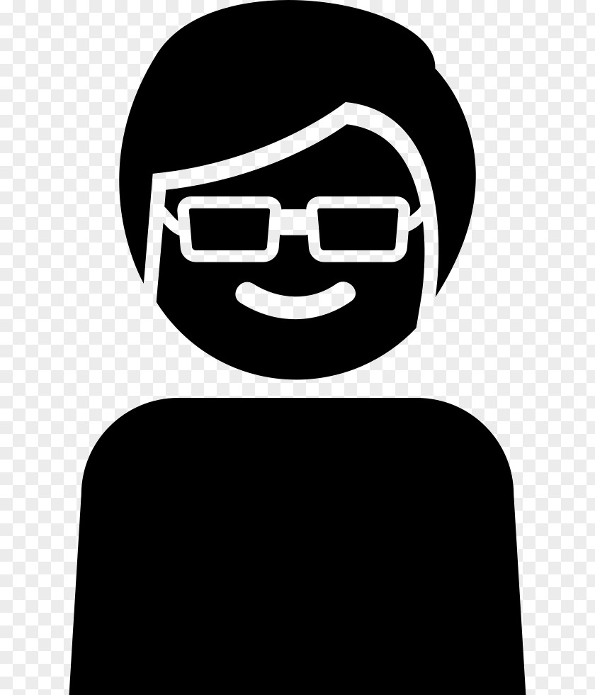 Man With Glasses Logo PNG