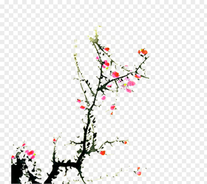 Painting Plum Blossom Art PNG