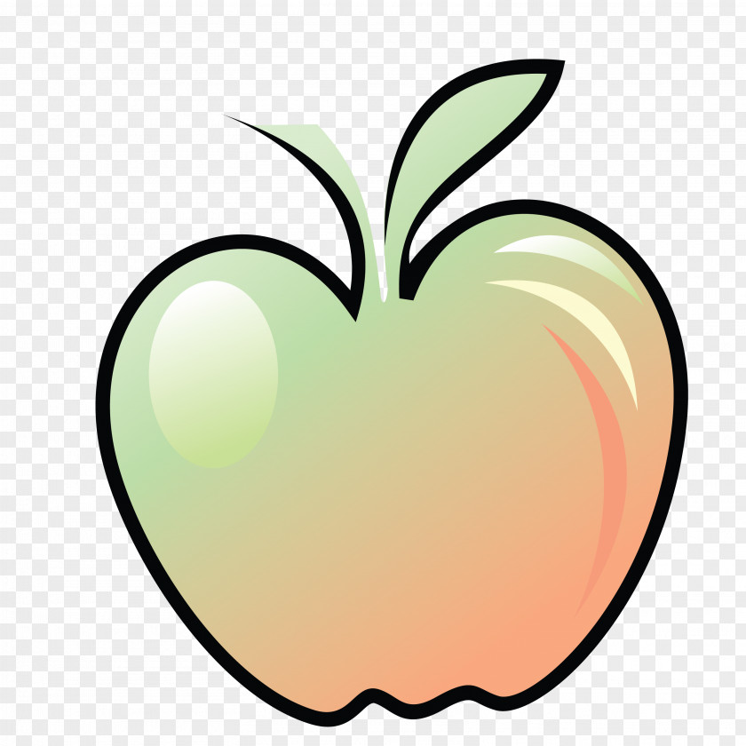 Vector Color Pen Simple Fruit Apple Computer File PNG