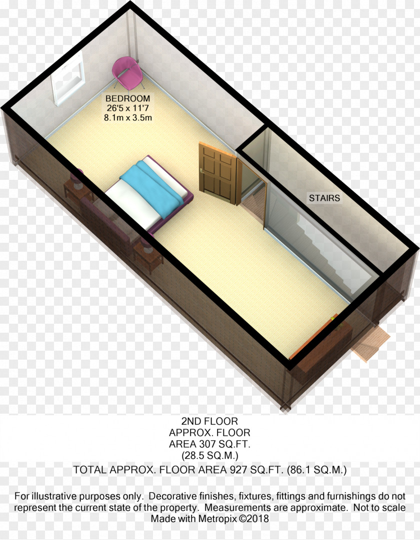 Apartment Living Room Bedroom Open Plan Dining PNG