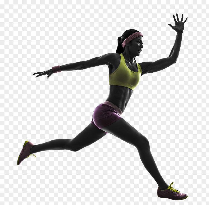 Athlete Silhouette Running Sports Injury Sprint Jogging PNG