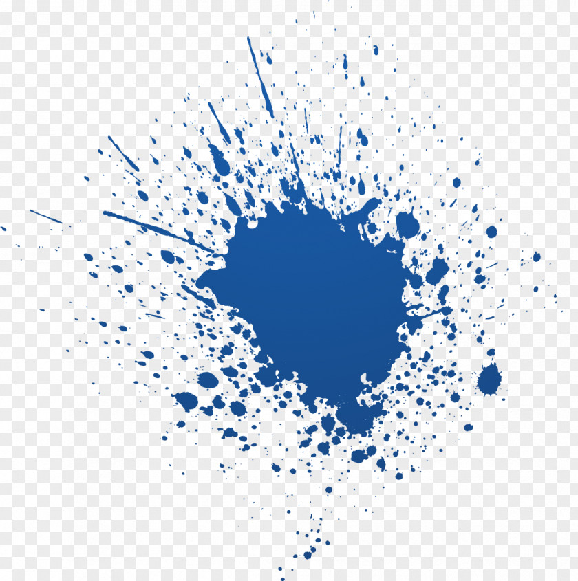 Brushes Color Ink Paint Blue PNG
