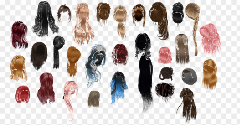 Hair Coloring DeviantArt Long PNG