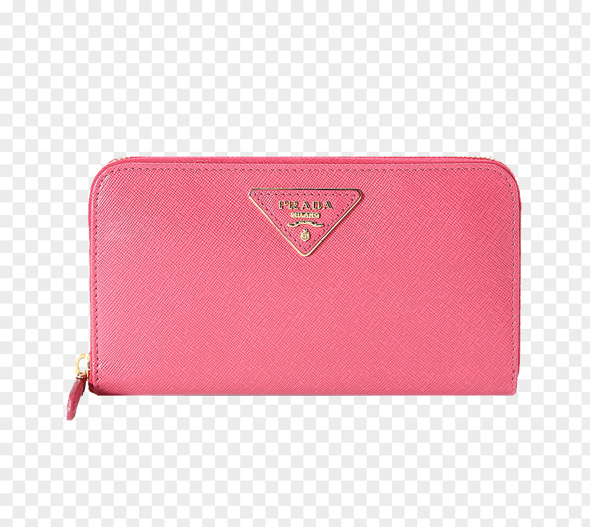 Ms. Prada Leather Envelope Wallet Long Section Designer PNG