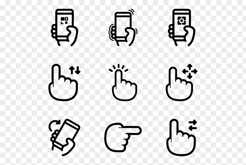 Post It Hand Thumb Signal Drawing PNG