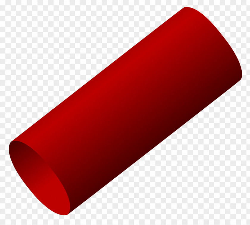 RED SHAPES Cylinder Shape Circle Geometry Volume PNG