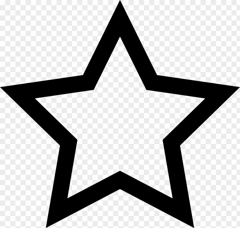 White Star Five-pointed Symbol Clip Art PNG