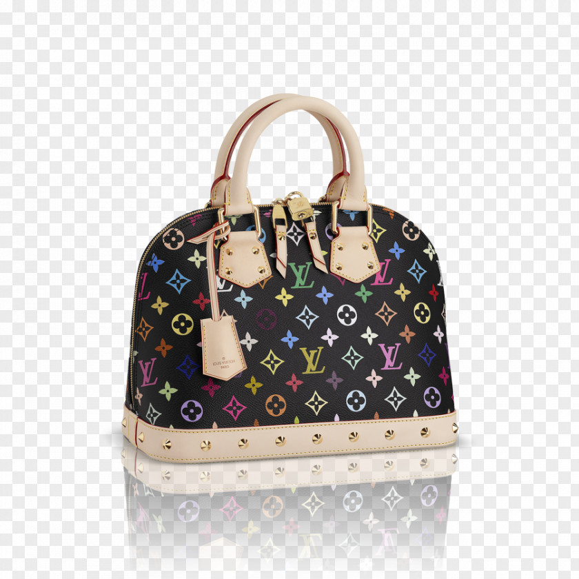 Bag Louis Vuitton Monogram Multicolore (White) Handbag Tote PNG