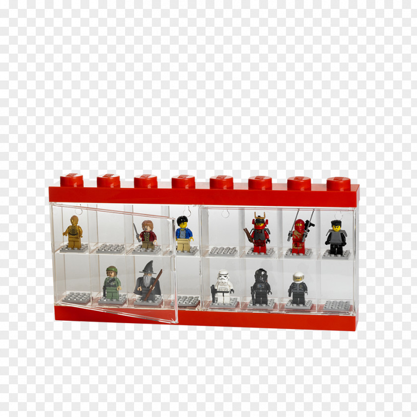 Box Lego Minifigures Display Case PNG