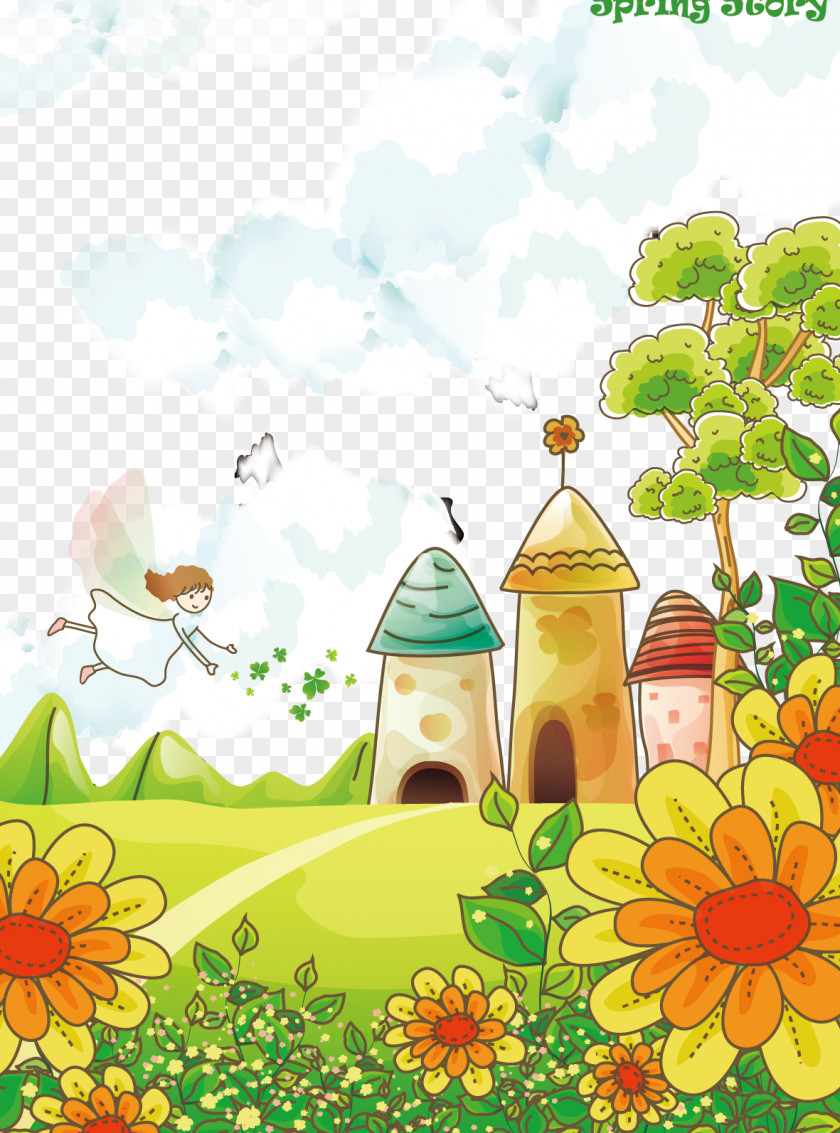 Cartoon Castle Download PNG