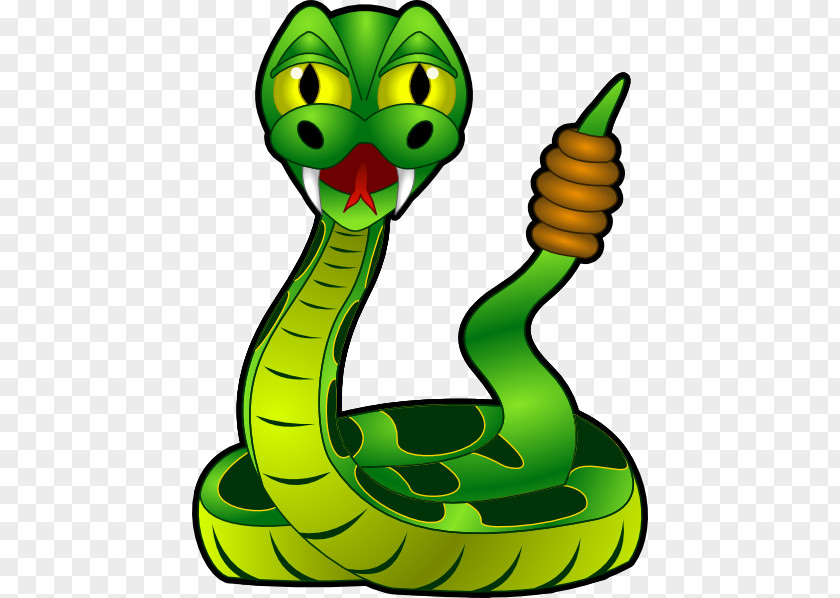 Cartoon Snake Cliparts Rattlesnake Vipers Reptile Clip Art PNG