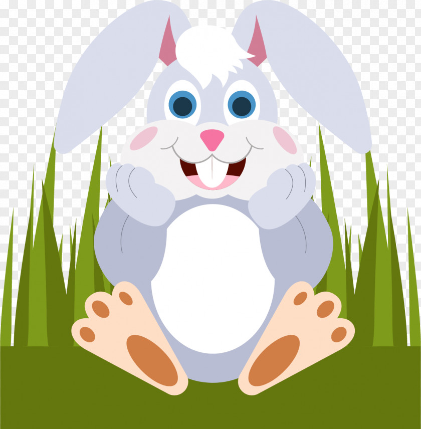 Cute Rabbit Easter Bunny European Little White PNG