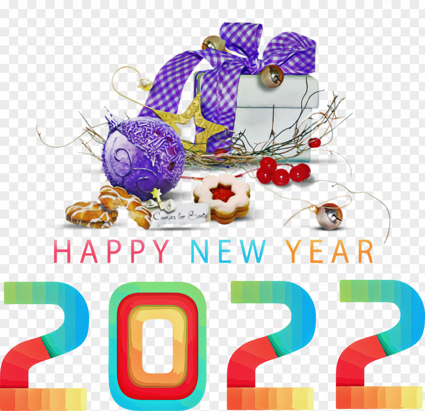 Happy 2022 New Year PNG